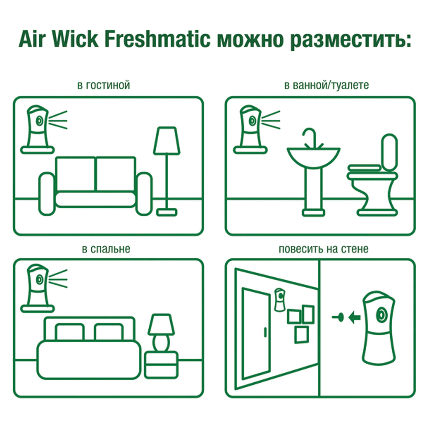 Сменный баллон AIRWICK "Нежные Цветы", 250 мл